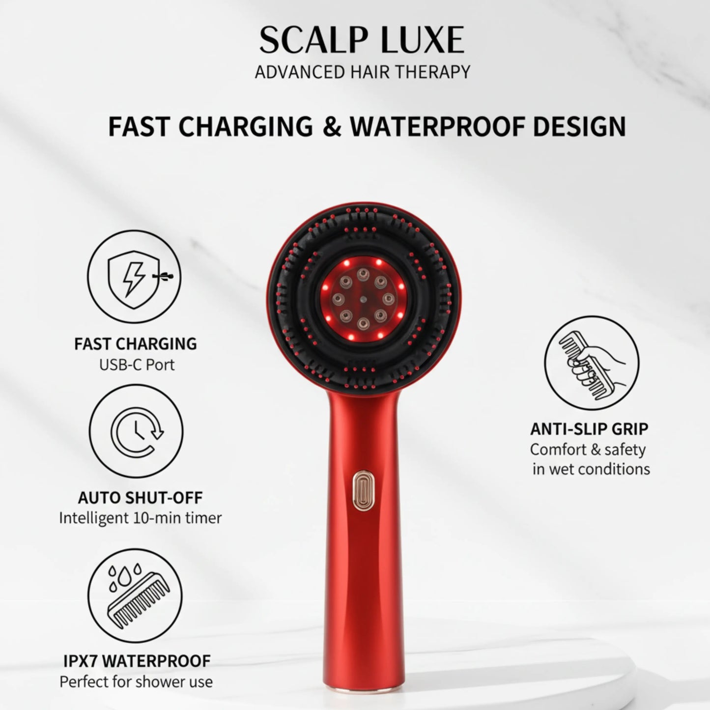 RedLight Scalp Massager